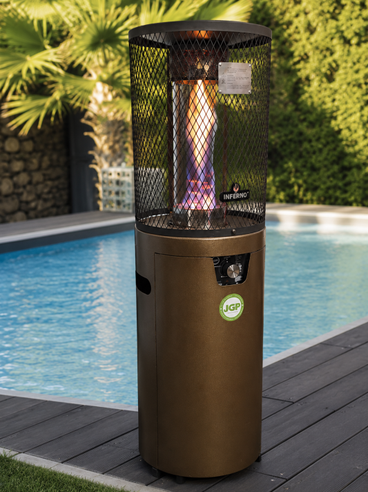 <p style="font-size: 20px;">Estufa de Terraza Inferno Modelo JGP-91 <br>