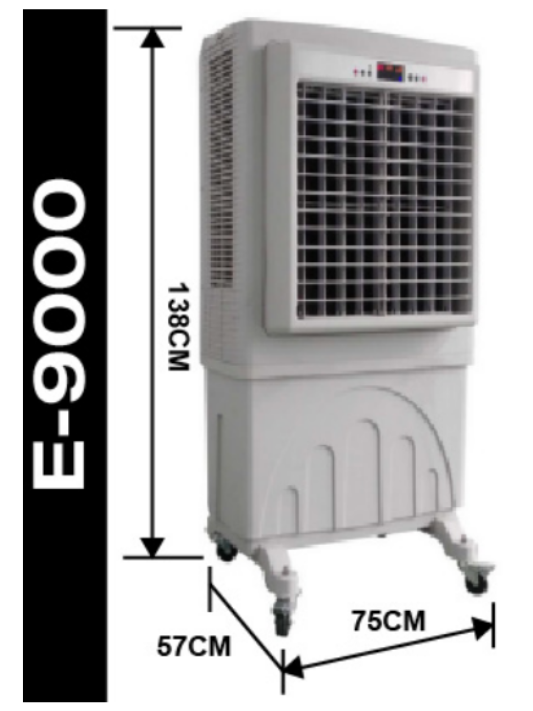 <p style="font-size: 20px;">ENFRIADOR DE AIRE EVAPORATIVO 9000 M3/H</p>