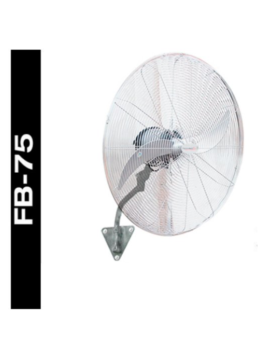 <p style="font-size: 20px;">VENTILADOR 30' INDUSTRIAL DE MURO FB-75</p>